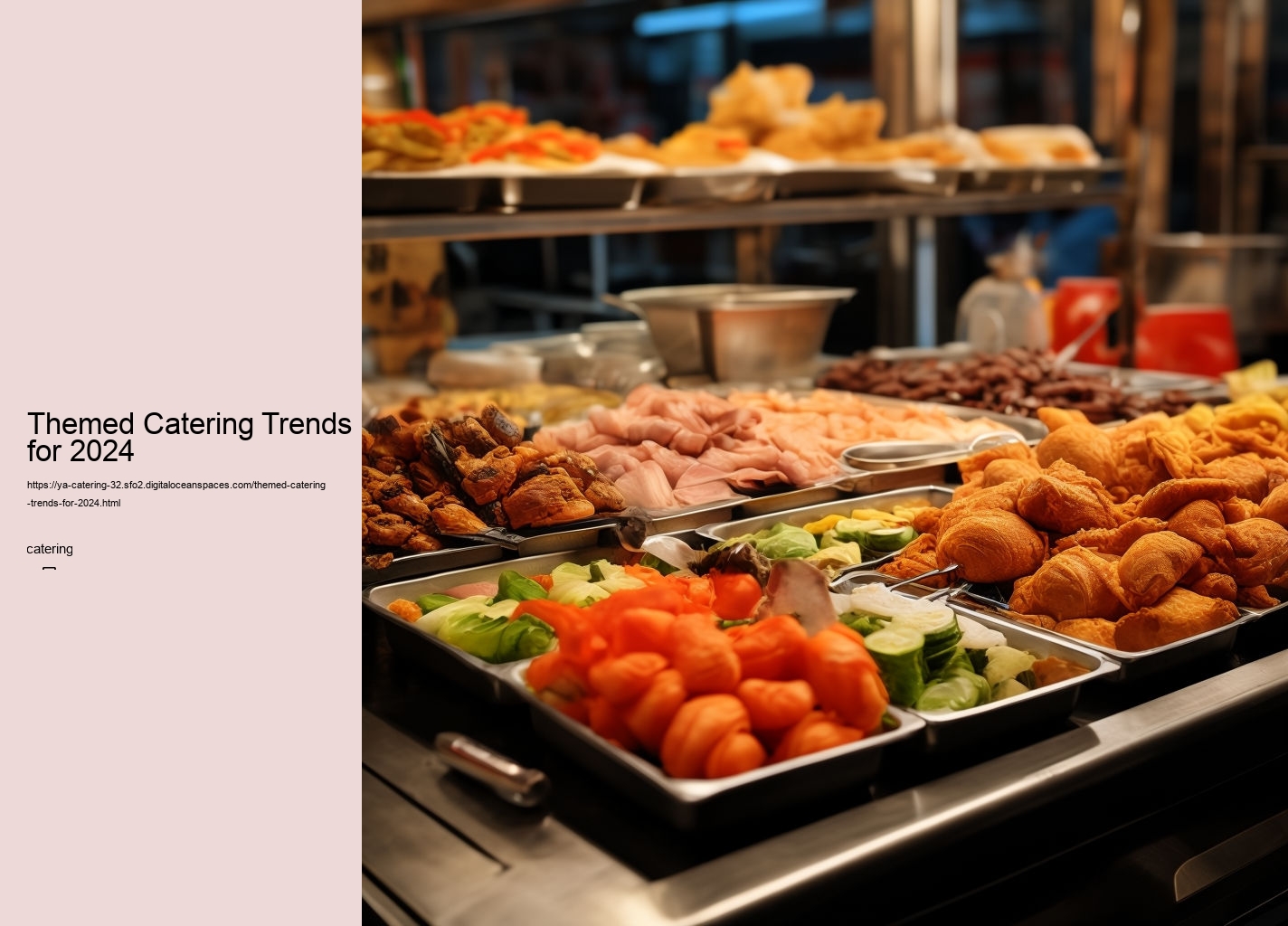 Themed Catering Trends for 2024